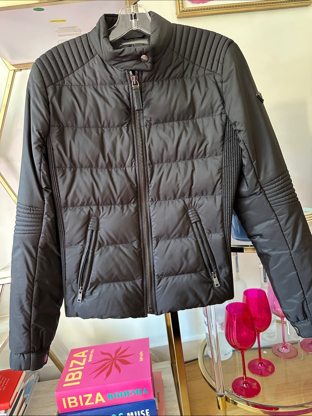 Prada Black Quilted Women's Puffer Jacket